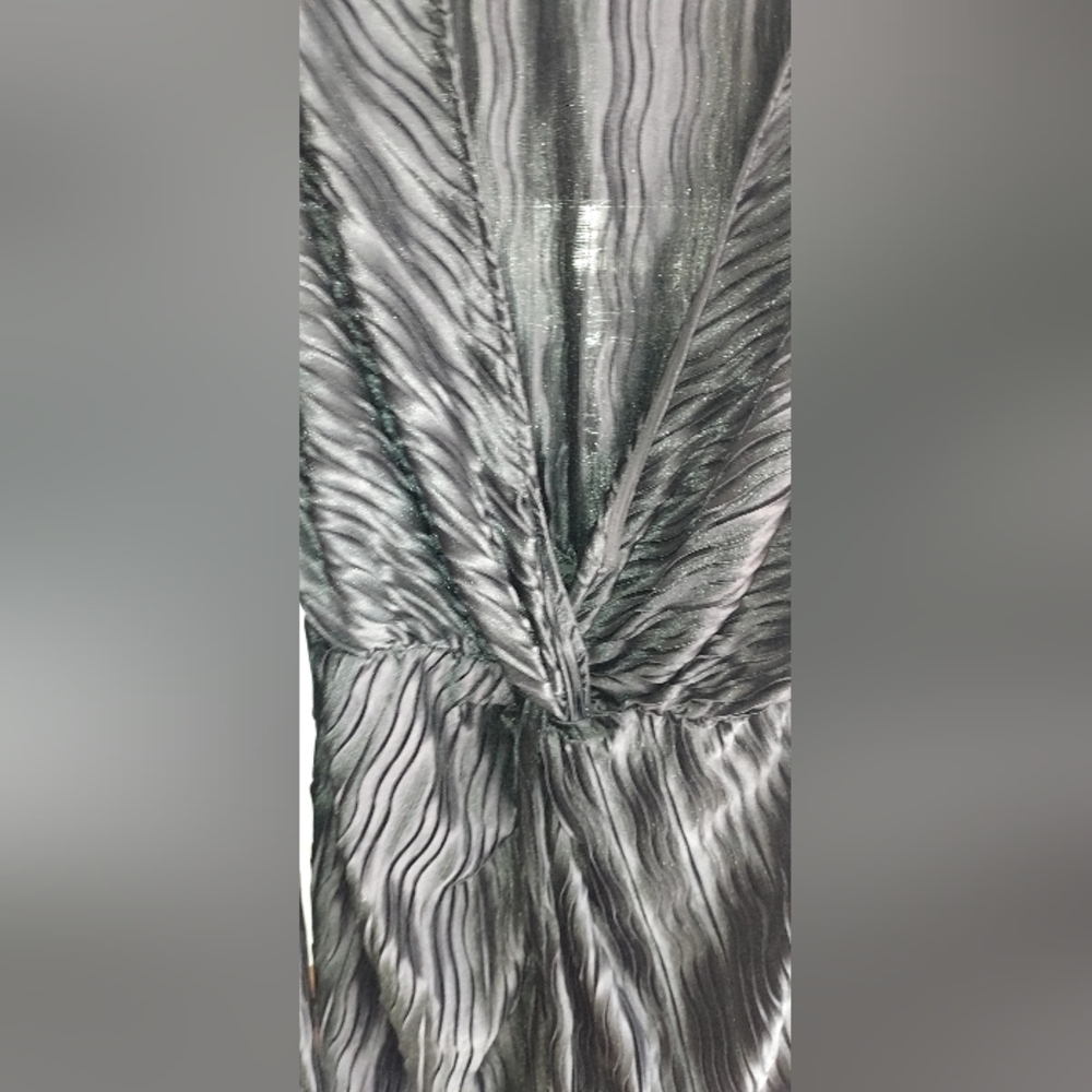 Black Texured Black Mini Dress - Picture 8 of 8